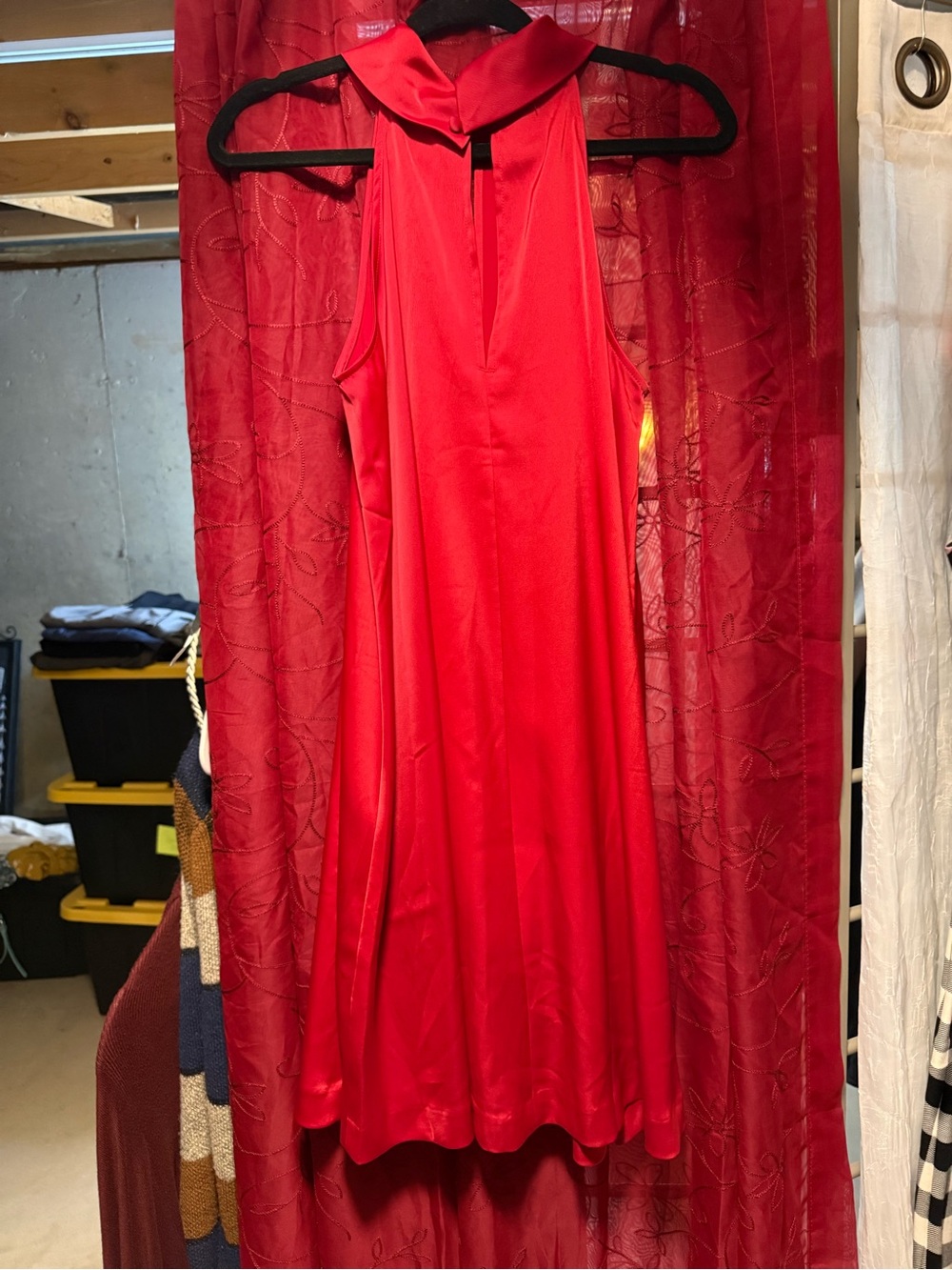 Banana Republic Red Halter Mini Dress - Picture 8 of 8
